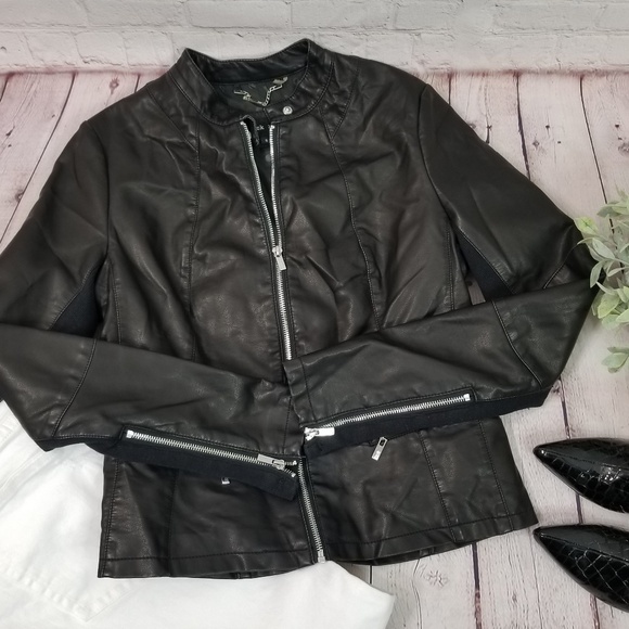 Wilson's Black Rivet faux leather scuba size small - Picture 4 of 8